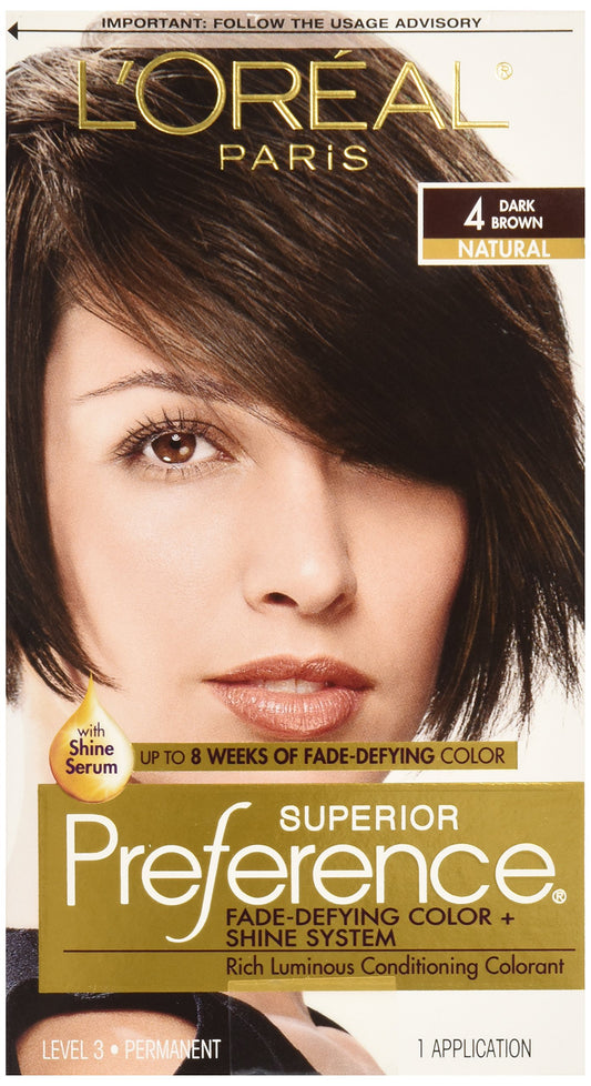 L’Oreal ParisPreference #4 Dark Brown, 1 ct