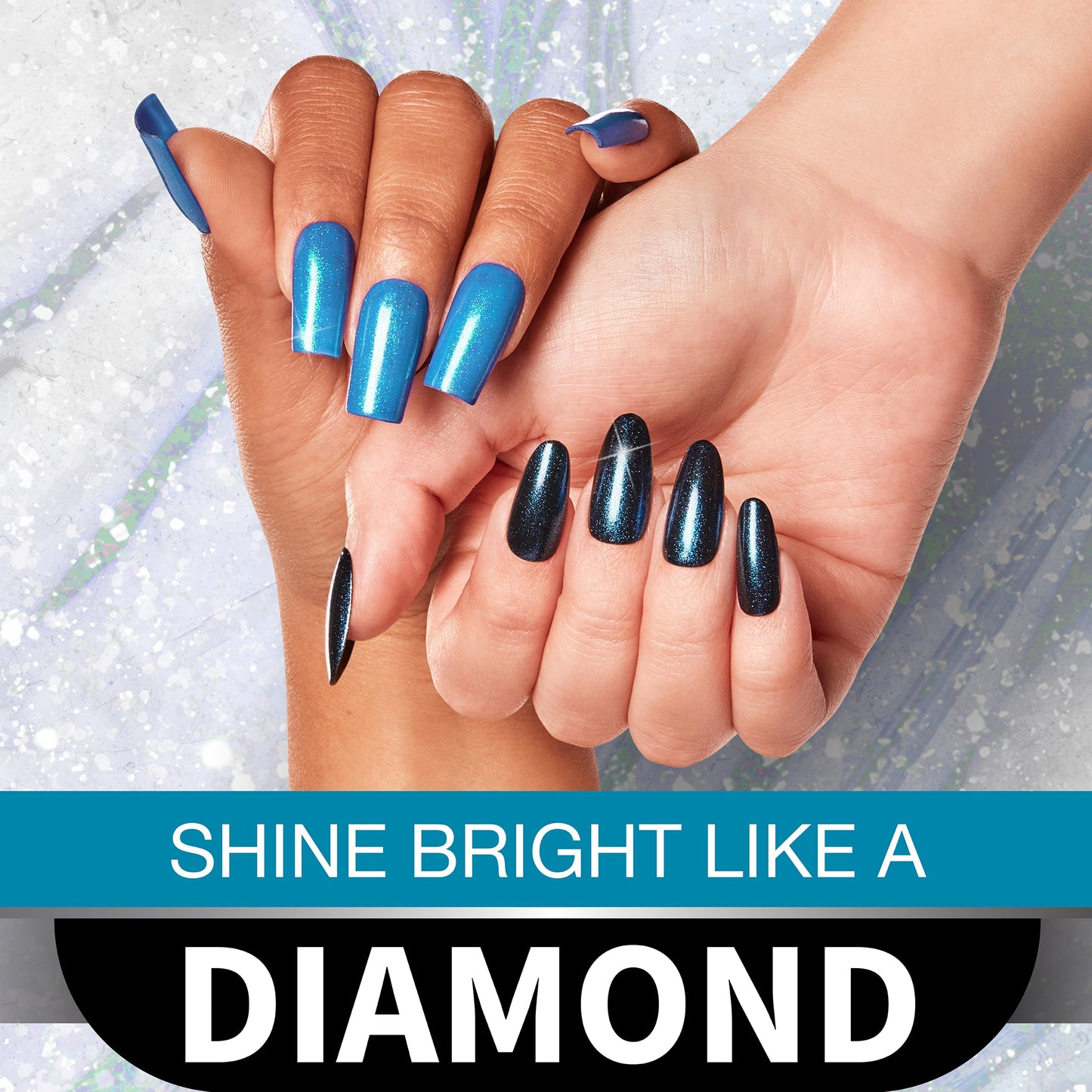 Seche Fx Diamond Effect Top Coat - Blue, Transforming Topper, Long-Lasting Polish Protection 0.5 Fl. Oz Beauty & Personal Care Seche