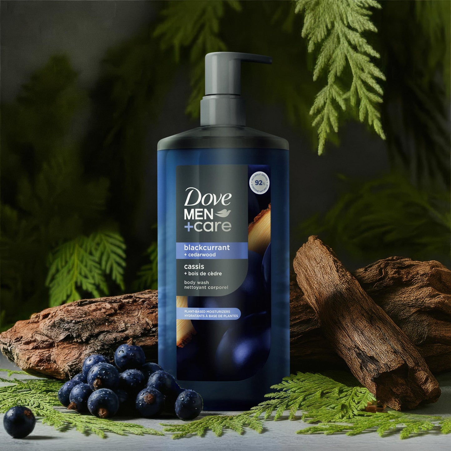 DOVE MEN Blackcurrant + Cedarwood Moisturizing Body Wash | #1 Dermatologist Body Wash for Men, Sulfate Free, Paraben Free, & Dye Free | 26oz Beauty & Personal Care DOVE MEN + CARE