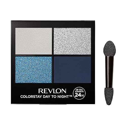 REVLON ColorStay Day to Night Eyeshadow Quad, Longwear Shadow Palette with Transitional Shades and Buttery Soft Feel, Crease & Smudge Proof, 580