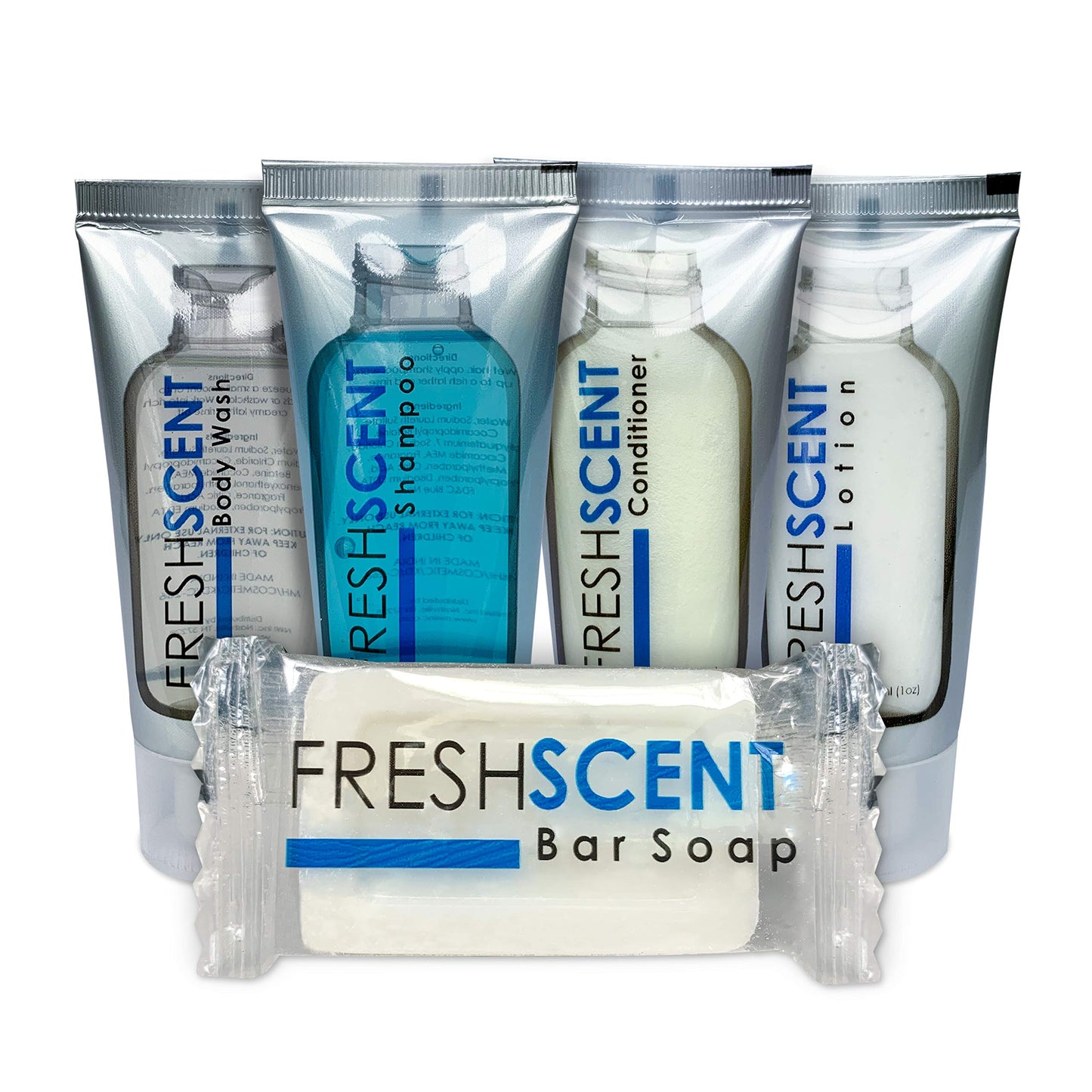 Freshscent Conditioner 1oz (200 Pack) Hotel Travel Size, Bulk Amenities and Toiletries for Hospitality