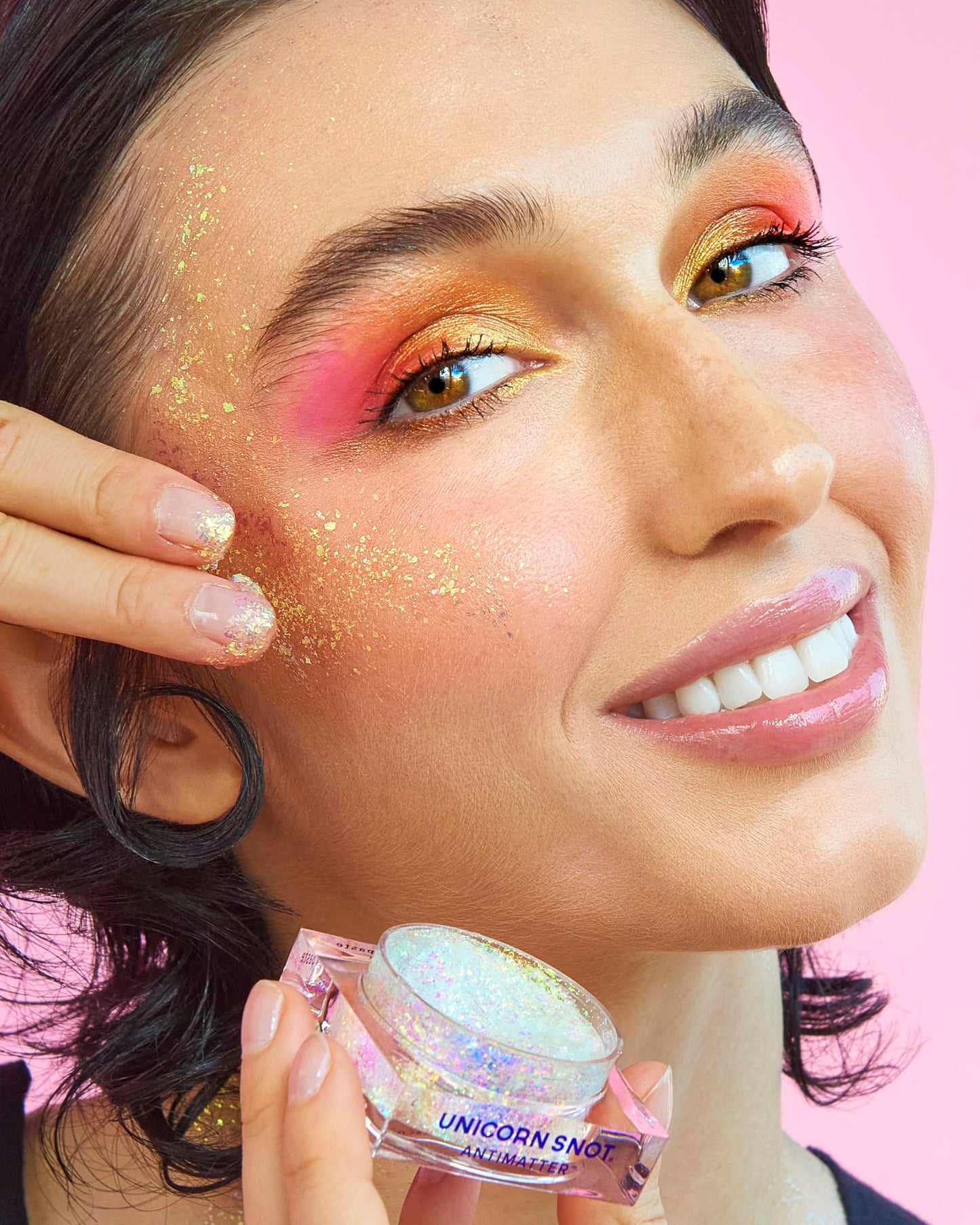 Unicorn Snot Antimatter Color-Shifting Glitter Paste - Plastic-Free Iridescent Body Glitter, Vegan & Cruelty-Free, Sweat-Proof Face & Body Paint, 0.5
