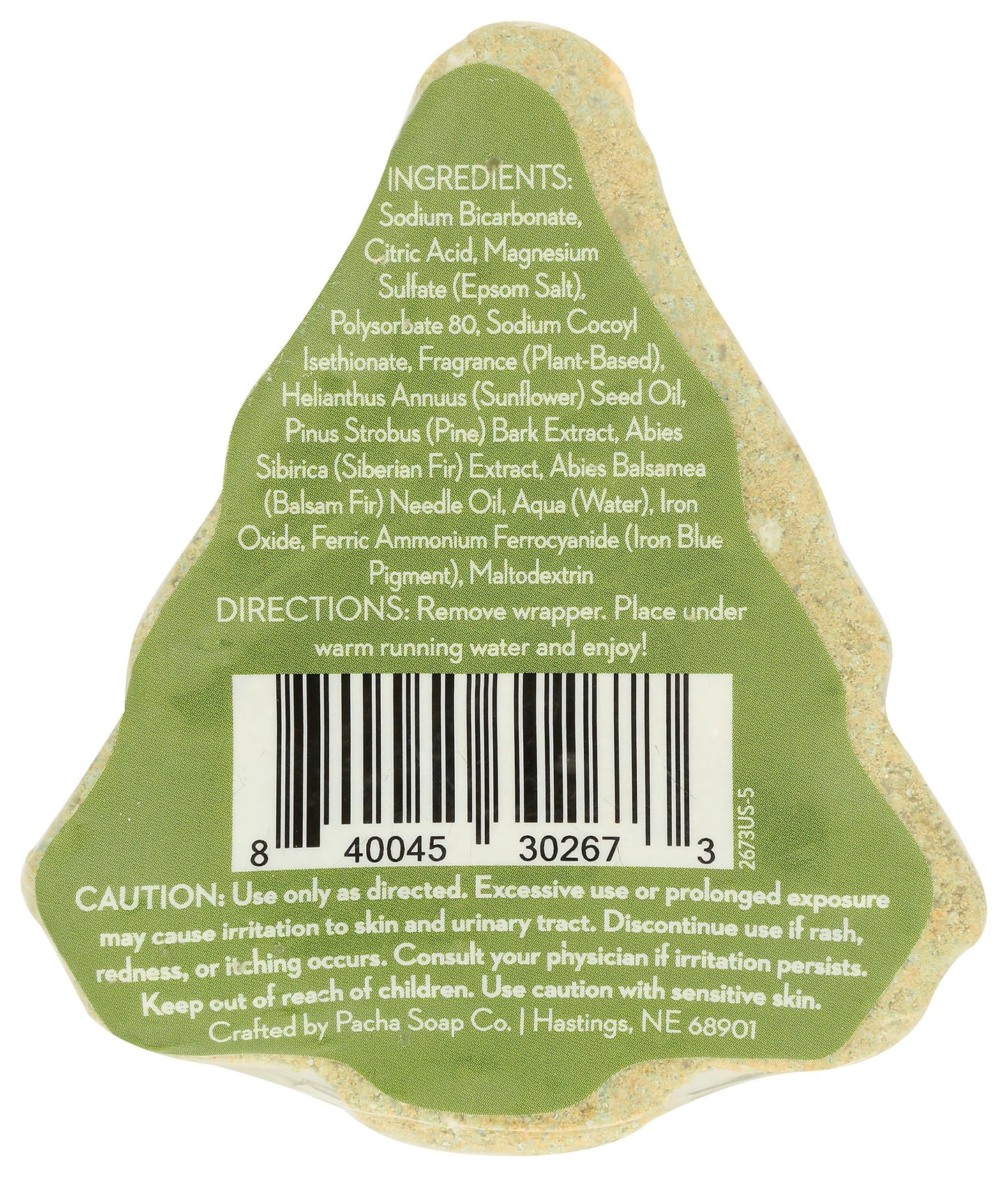 PACHA SOAP Balsam & Pine Froth Bomb, 5 OZ