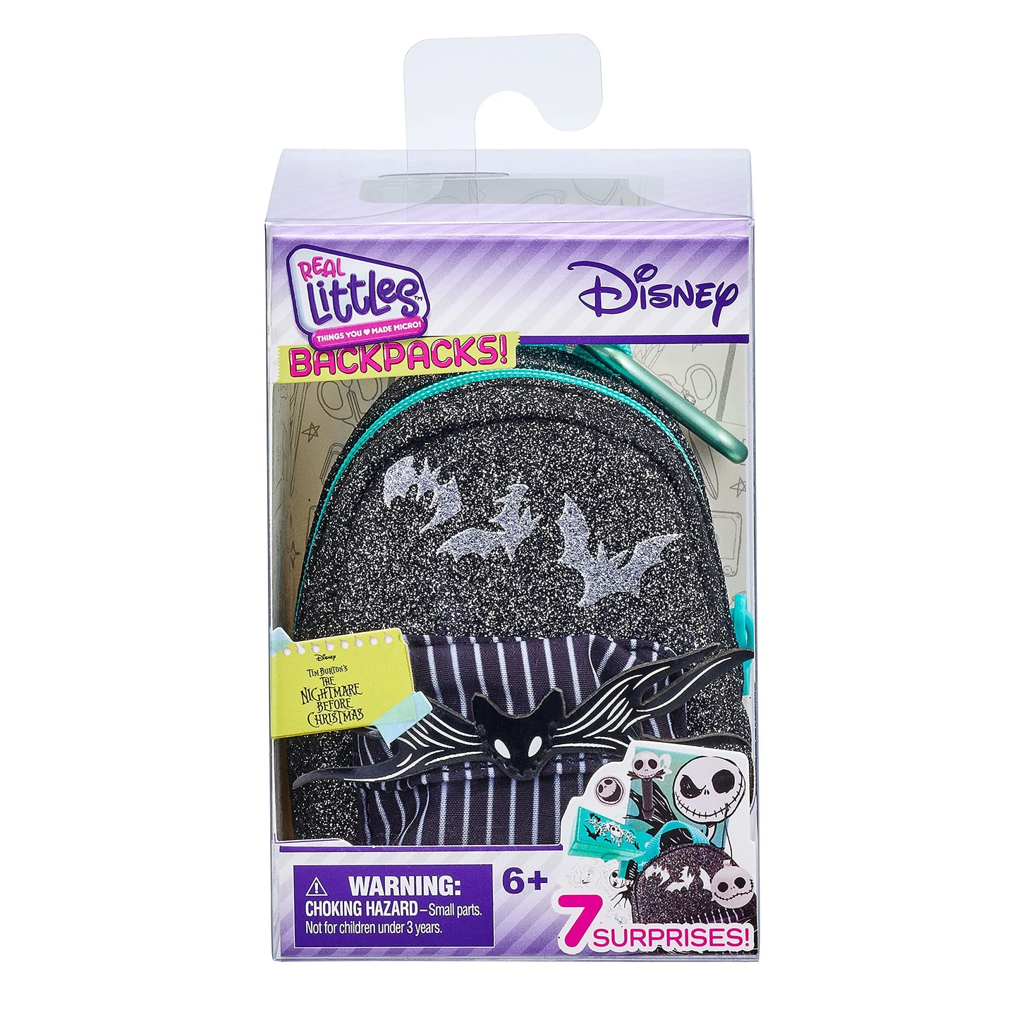 Real Littles Disney Nightmare Before Christmas Collectible Micro Backpack with 7 Surprises Inside
