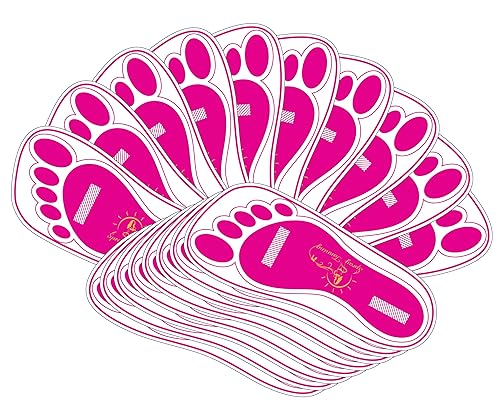 120Pairs(240Feets) Disposable Stick Spray Tanning Feet Pads Perfect for preventing spray tan solution,Deluxe & Hygienic Spray Tan Feet Pads-Ideal