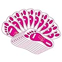 120Pairs(240Feets) Disposable Stick Spray Tanning Feet Pads Perfect for preventing spray tan solution,Deluxe & Hygienic Spray Tan Feet Pads-Ideal