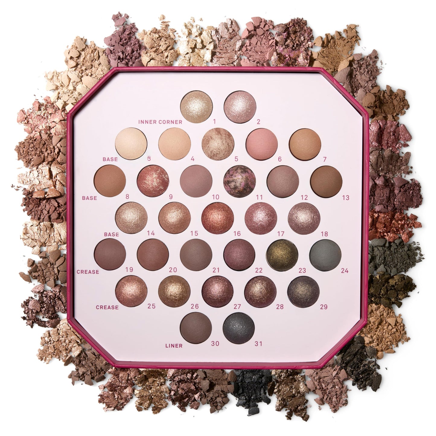 LAURA GELLER NEW YORK The Ultimate Palette Minimalism Maximized | Includes 31 Baked Eyeshadows in Classic and Marble with Matte & Shimmer Finishes
