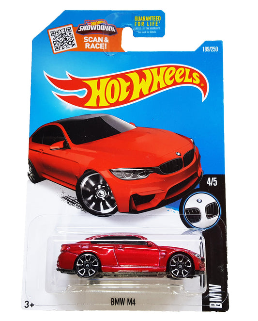 Hot Wheels 2016 BMW BMW Model M4 189/250, Maroon