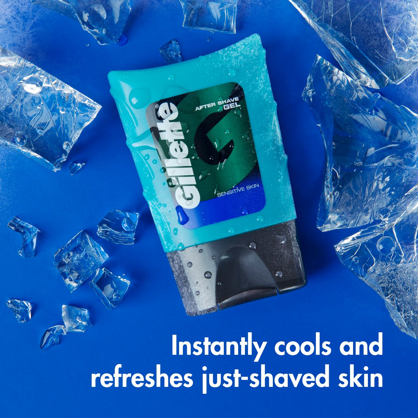 Gillette After Shave Gel for Men, Aftershave for Men, After Shave Lotion for Men, Calms, Soothes and Refreshes Sensitive Skin, Light Fragrance, 2.5 Beauty and Personal Care Gillette