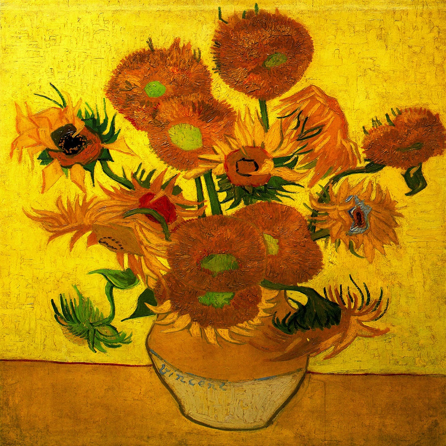 Grace Scarves Grace Art Shower Curtain, Vincent Van Gogh, Sunflowers