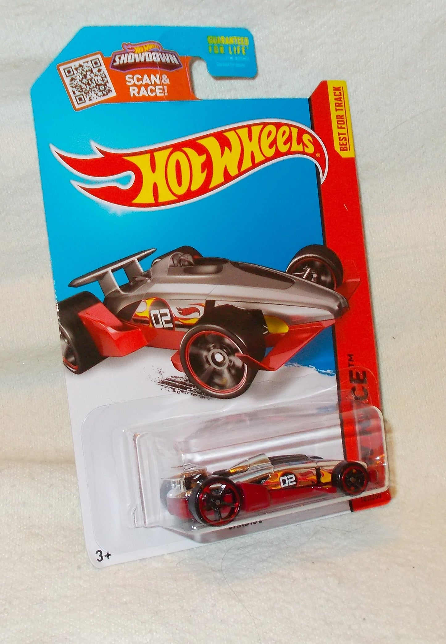 Hot Wheels, 2015 HW Race, Carbide [Chrome/Red] Die-Cast Vehicle #161/250