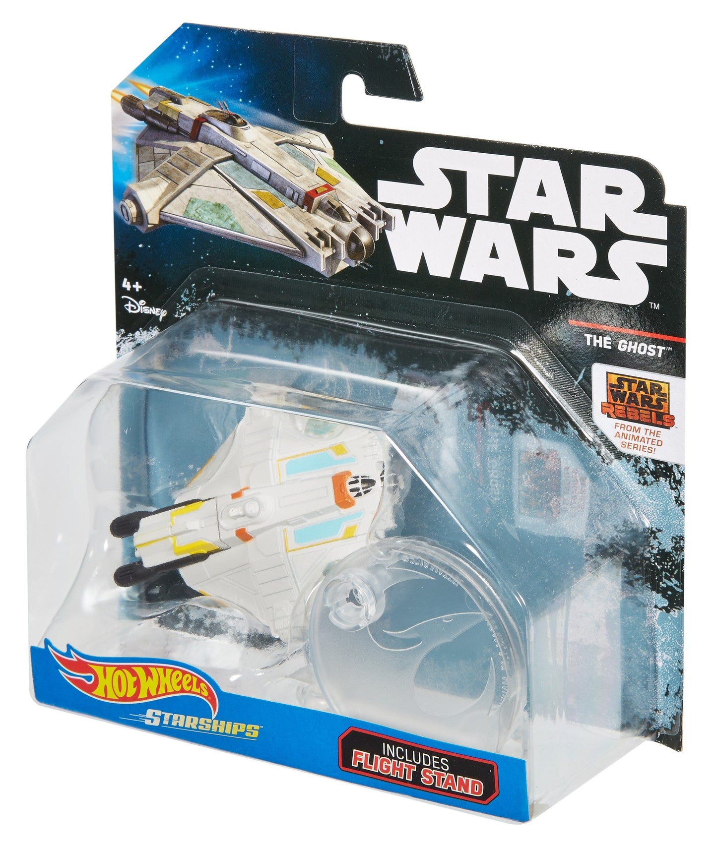 Hot Wheels Star Wars Rogue One Starship Vehicle, Ghost (Rebels)