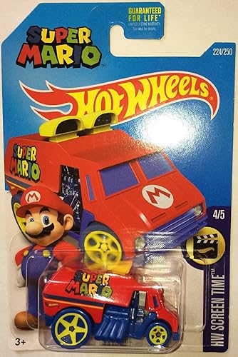 Hot Wheels, 2016 HW Screen Time, Super Mario Cool-One Die-Cast Vehicle #224/250