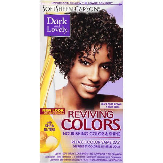 SoftSheen-Carson Dark and Lovely Reviving Colors Nourishing Color & Shine, Ebone Brown 392 Beauty & Personal Care SoftSheen
