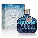John Varvatos Men's Cologne, Artisan Blu Eau de Toilette EDT Spray, Marine Water Fougere Scent with Notes of Basil, Pine & Geranium, 4.2 fl oz