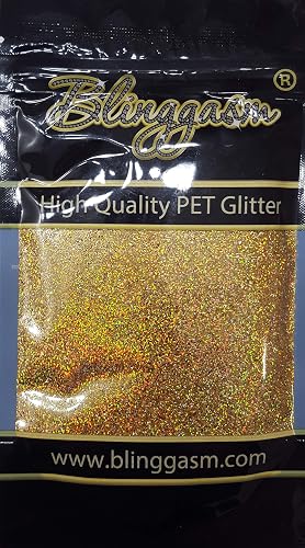 Blinggasm Premium Solvent Resistant Polyester Glitter 3.5 oz by Weight .008 or .015 Use for Tumblers Decoration Crafts Nails Cosmetics Body Paint