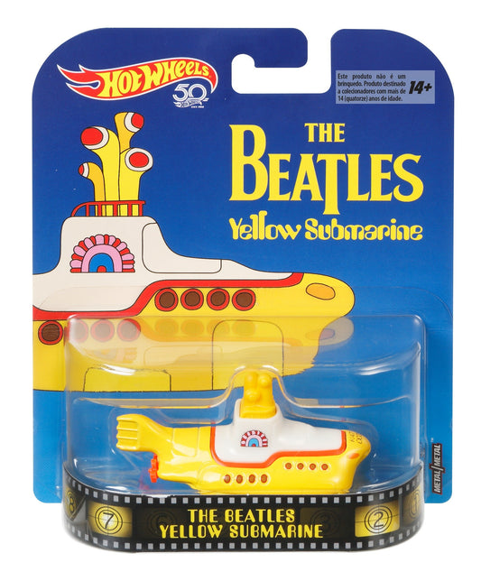 Hot Wheels Beatles Yellow Submarine, 1:64 Scale
