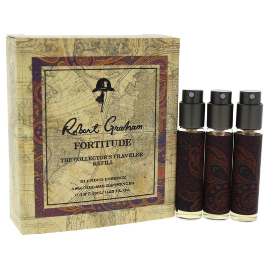 Robert Graham The Collectors Traveler Refill Fortitude Eau de Cologne Spray for Unisex, 3 Count Beauty & Personal Care Robert Graham