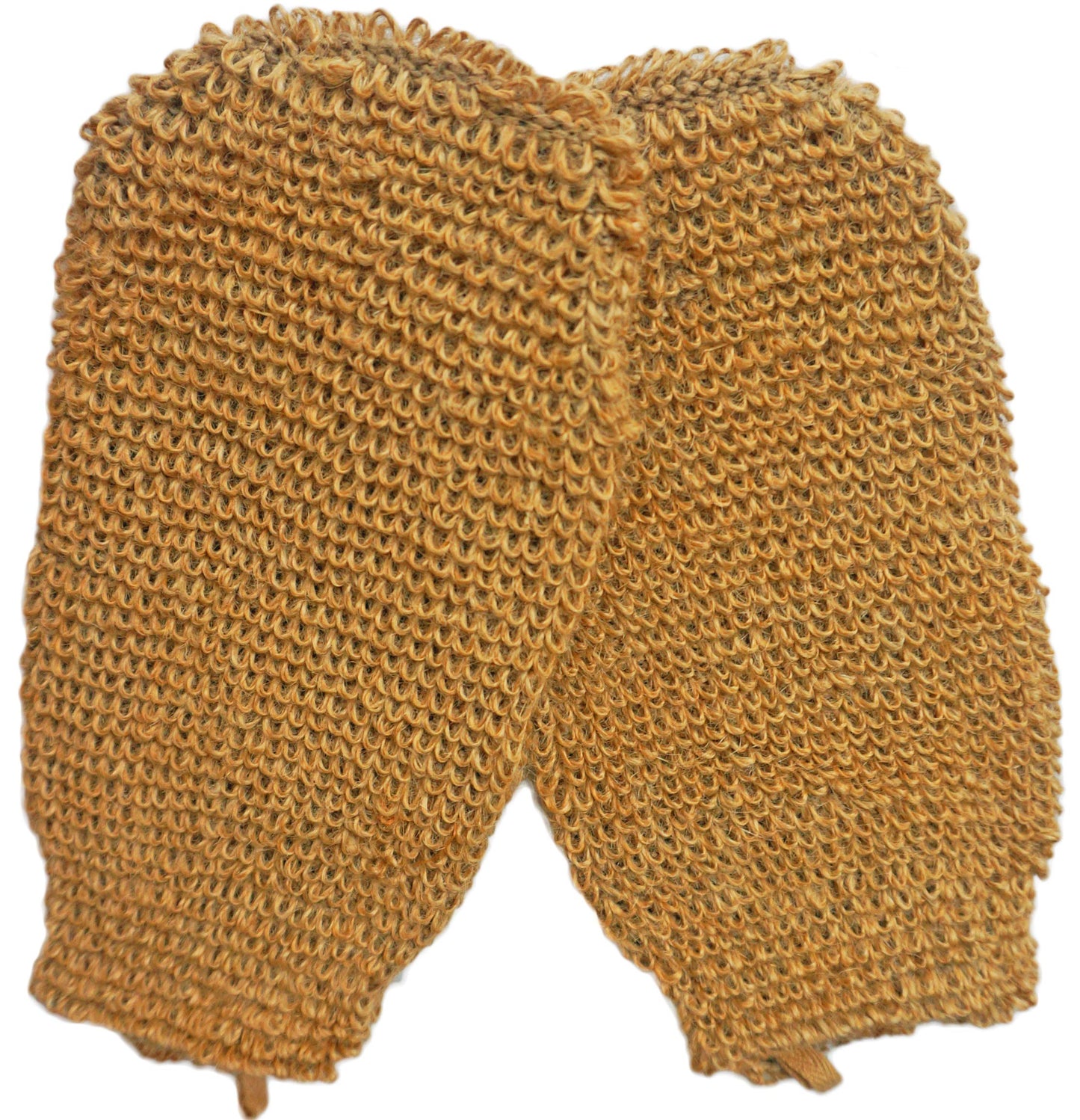 2 Pieces(5.1×9.0 inches) Natural Vegetable Fiber Exfoliating Sisal Bath Spa Shower Scrubber Loofah Rub Glove Mitt Mitten - Great for Your Skin Care