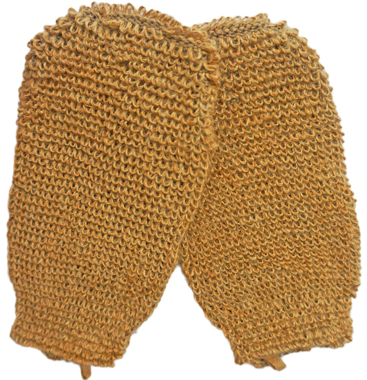 2 Pieces(5.1×9.0 inches) Natural Vegetable Fiber Exfoliating Sisal Bath Spa Shower Scrubber Loofah Rub Glove Mitt Mitten - Great for Your Skin Care Beauty & Personal Care JINS-Hung