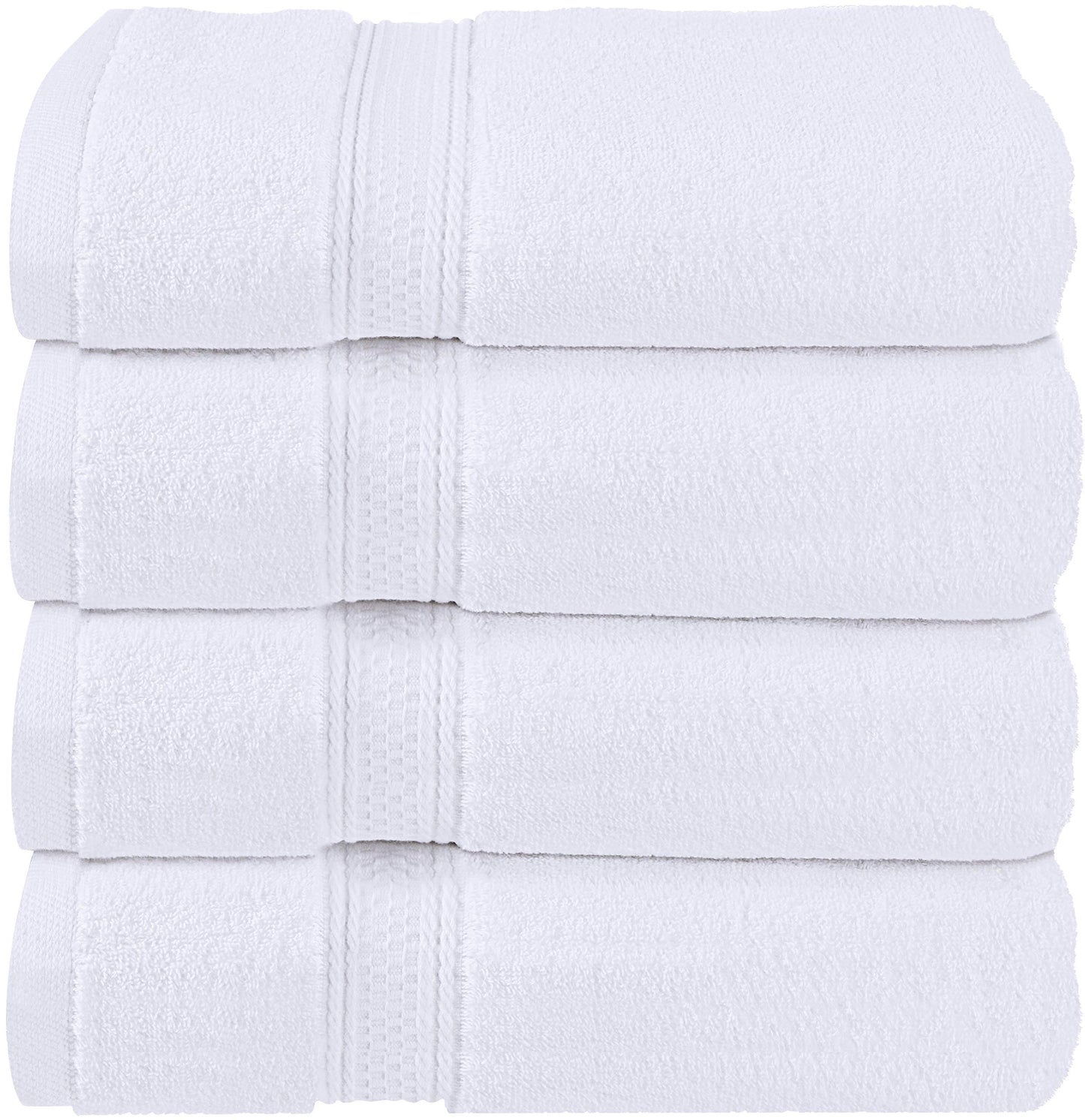 Utopia Towels 16 Pack Premium Bath Towels Set, 27 by 54 Inches, 100% Ring Spun Cotton 600GSM, Lightweight and Highly Absorbent Quick Drying Towels…