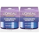 L'Oreal Paris Skincare Collagen Face Moisturizer, Day and Night Cream, Anti-Aging Face, Neck and Chest Cream to smooth skin and reduce wrinkles, 1.7