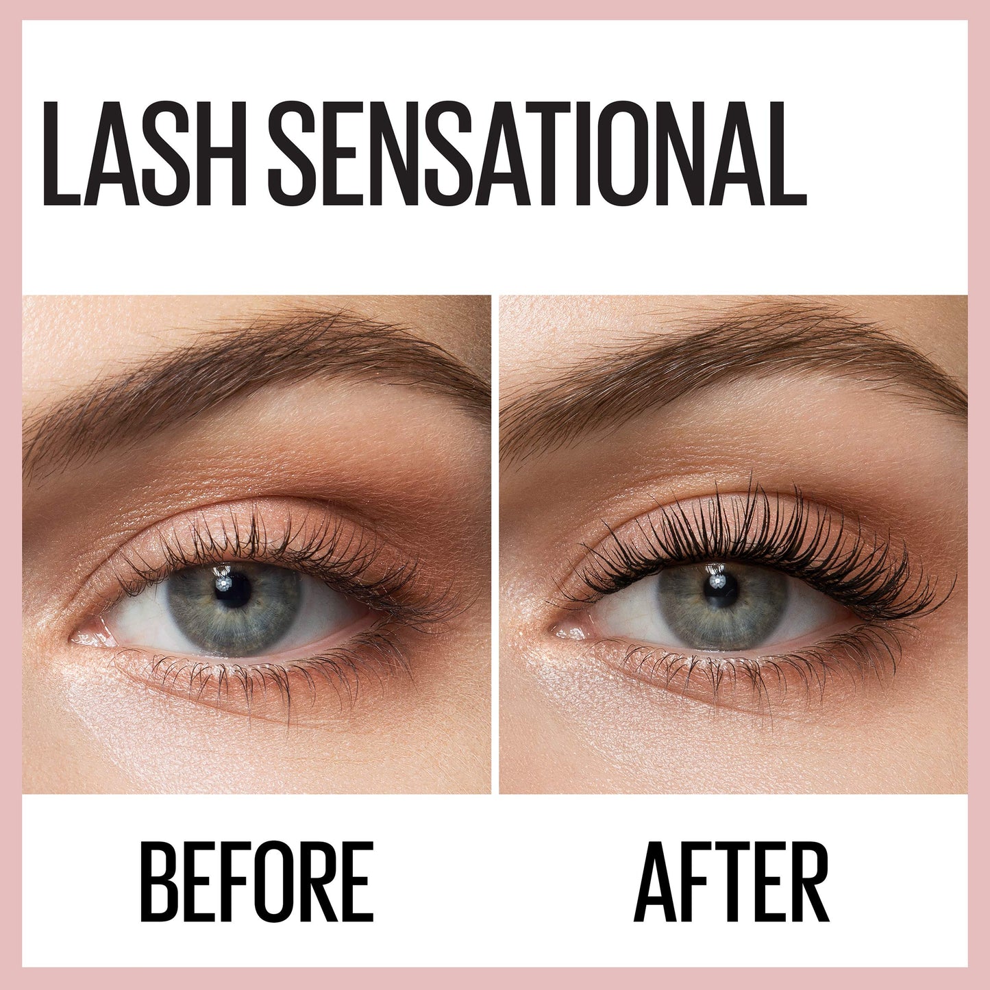 Maybelline New York Lash Sensational Mascara, Blackest Black, 0.32 Fluid Ounce