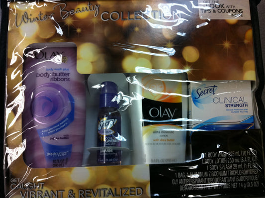 Olay Winter Beauty Collection (Body Wash, Body Lotion, Body Splash, Body Deodrant)
