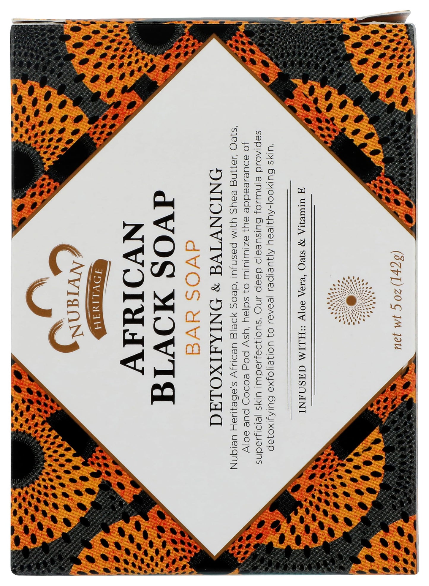 Nubian Heritage Soap Bar, African Black, 5 Ounce Beauty & Personal Care Nubian Heritage