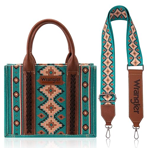 Wrangler Turquoise Aztec Small Handbag