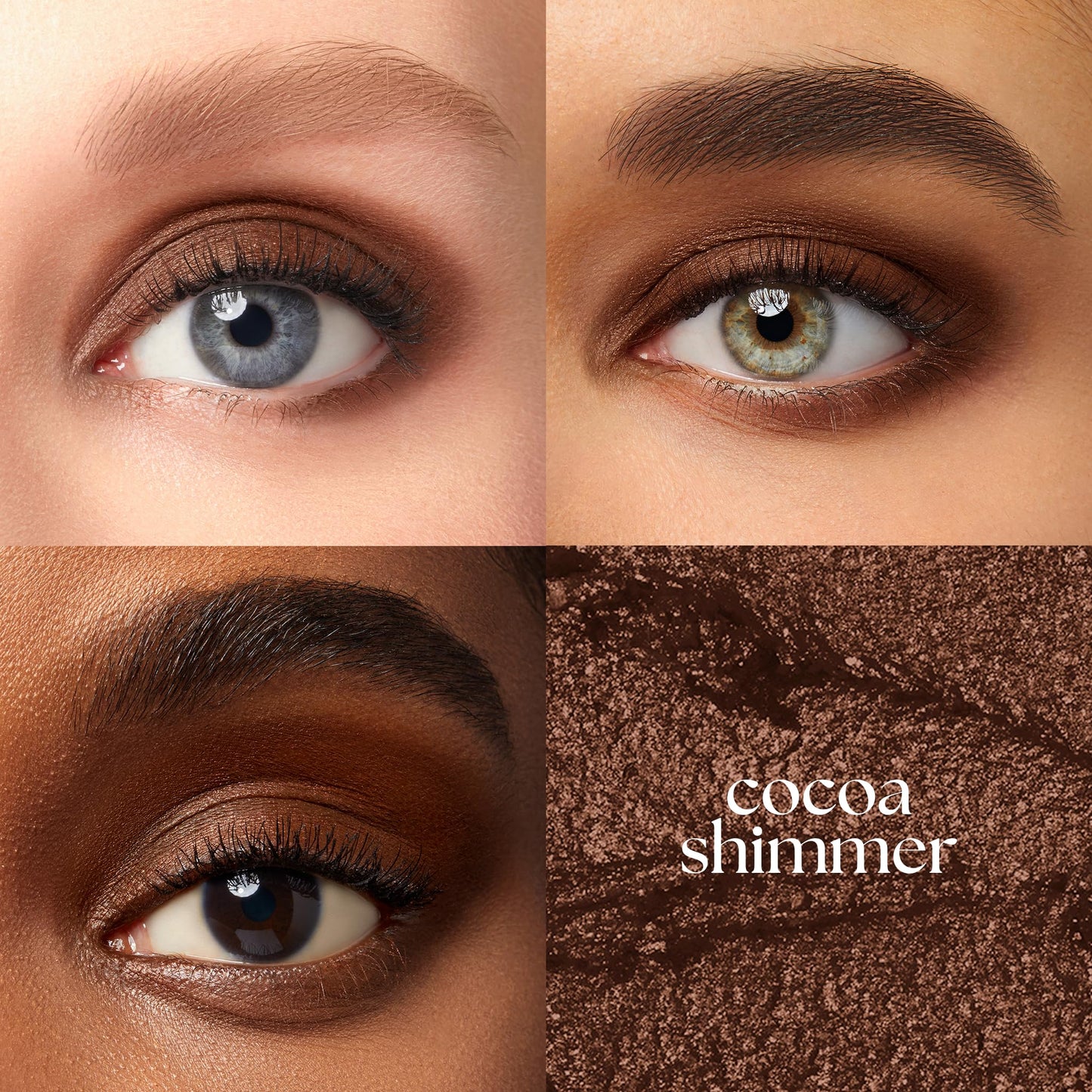 Julep Eyeshadow 101 Cream-to-Powder Waterproof Shadow Stick - Cocoa Shimmer - Long-Lasting, Crease-Proof, Chocolate Brown Shimmer Cream Eyeshadow