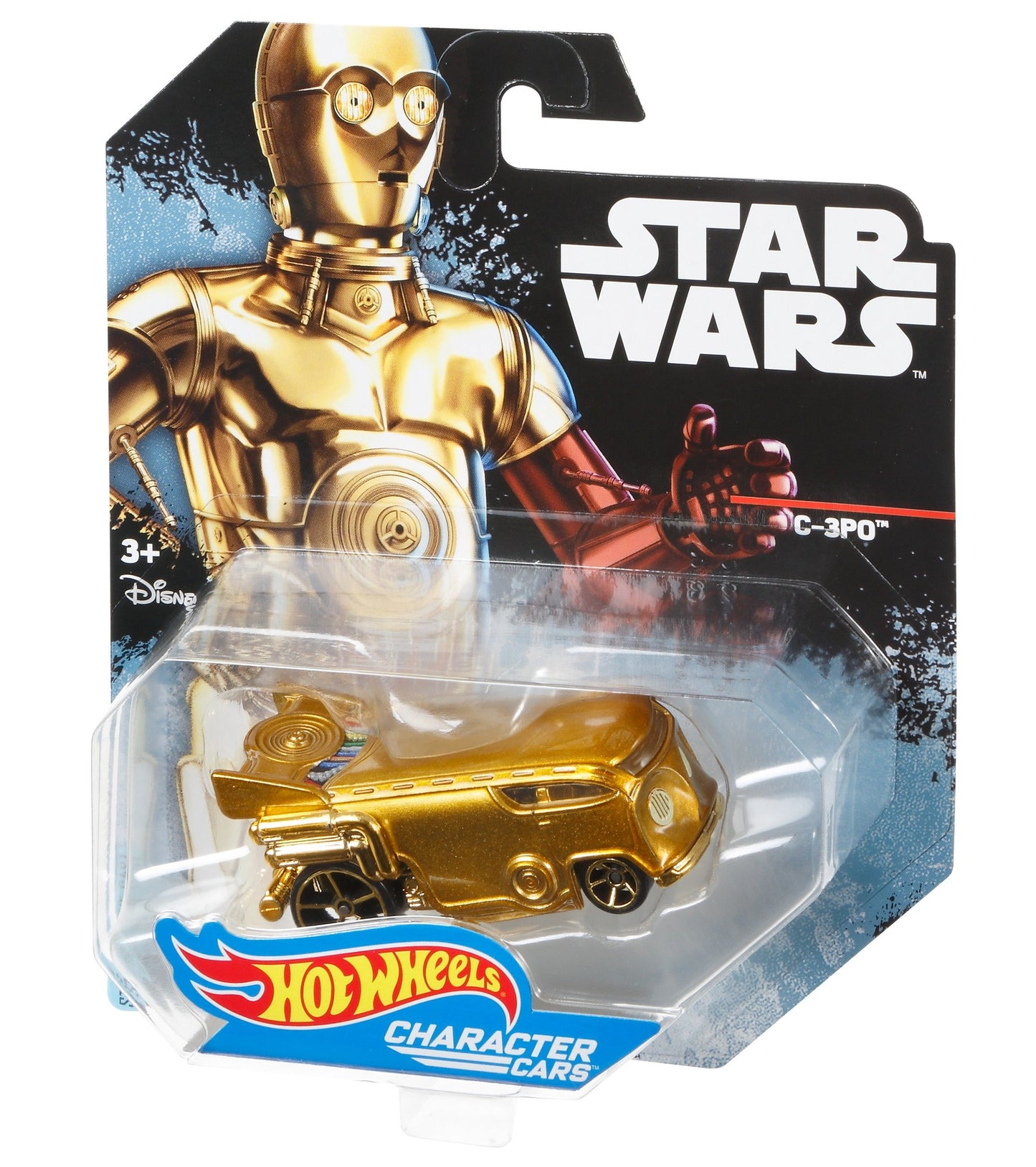Hot Wheels Star Wars Rogue One Character Car, C-3PO (Episode 7)
