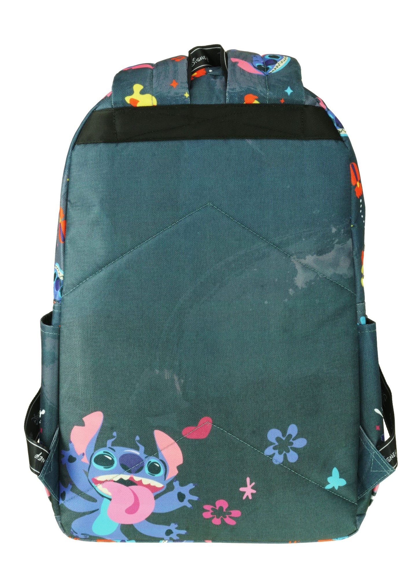 KBNL Classic Disney Lilo & Stitch Backpack with Laptop Compartment for School, Travel, and Work (Black), Multicolor, A22211-Lilo&Stitch