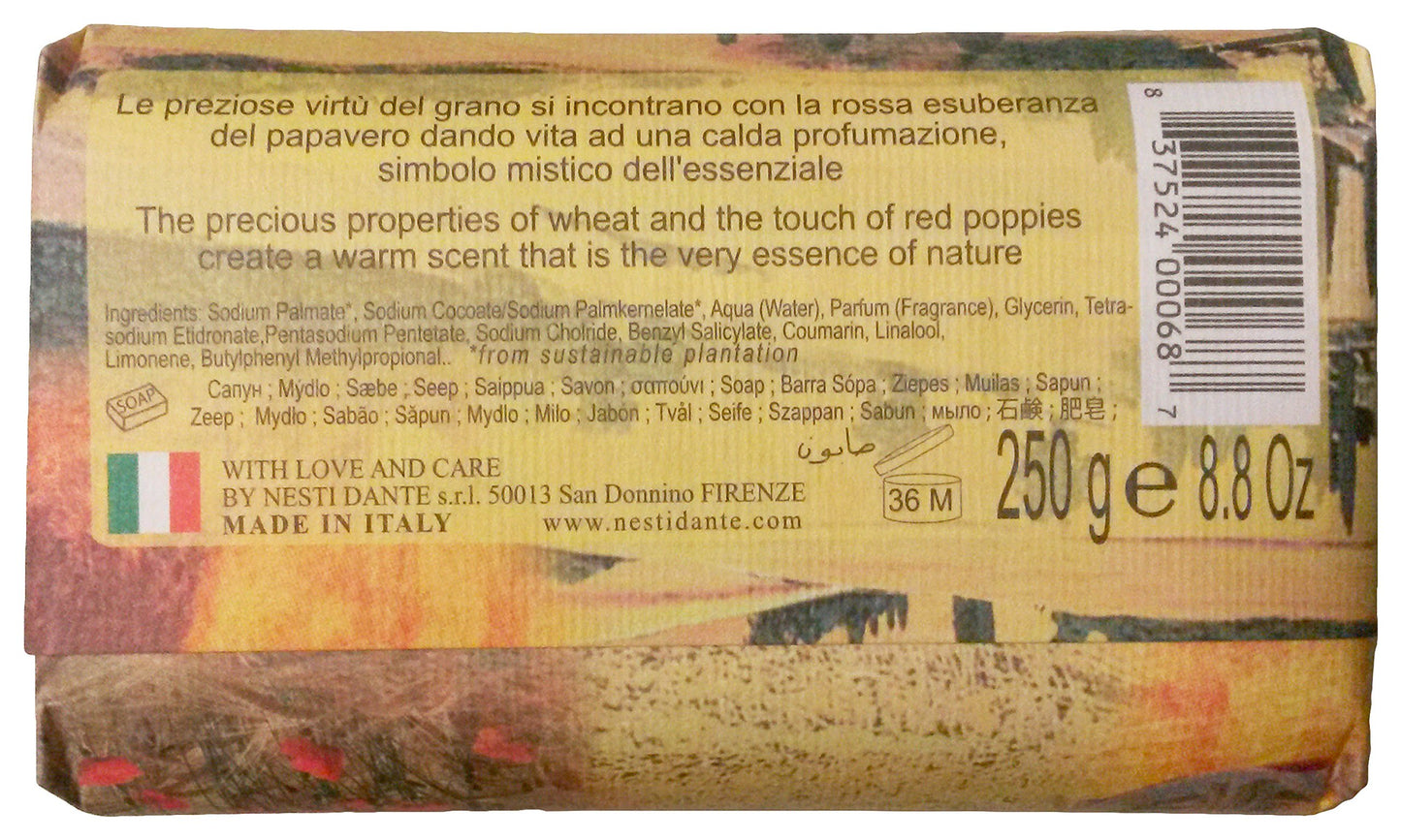 Saponeria Nesti Firenze:"Campagna Dorata" Perfumed Natural Soap,"Emozioni in Toscana" Line 8.8 Ounces (250g) Packages (Pack of 3) [ Italian Import ] Beauty & Personal Care Nesti Dante
