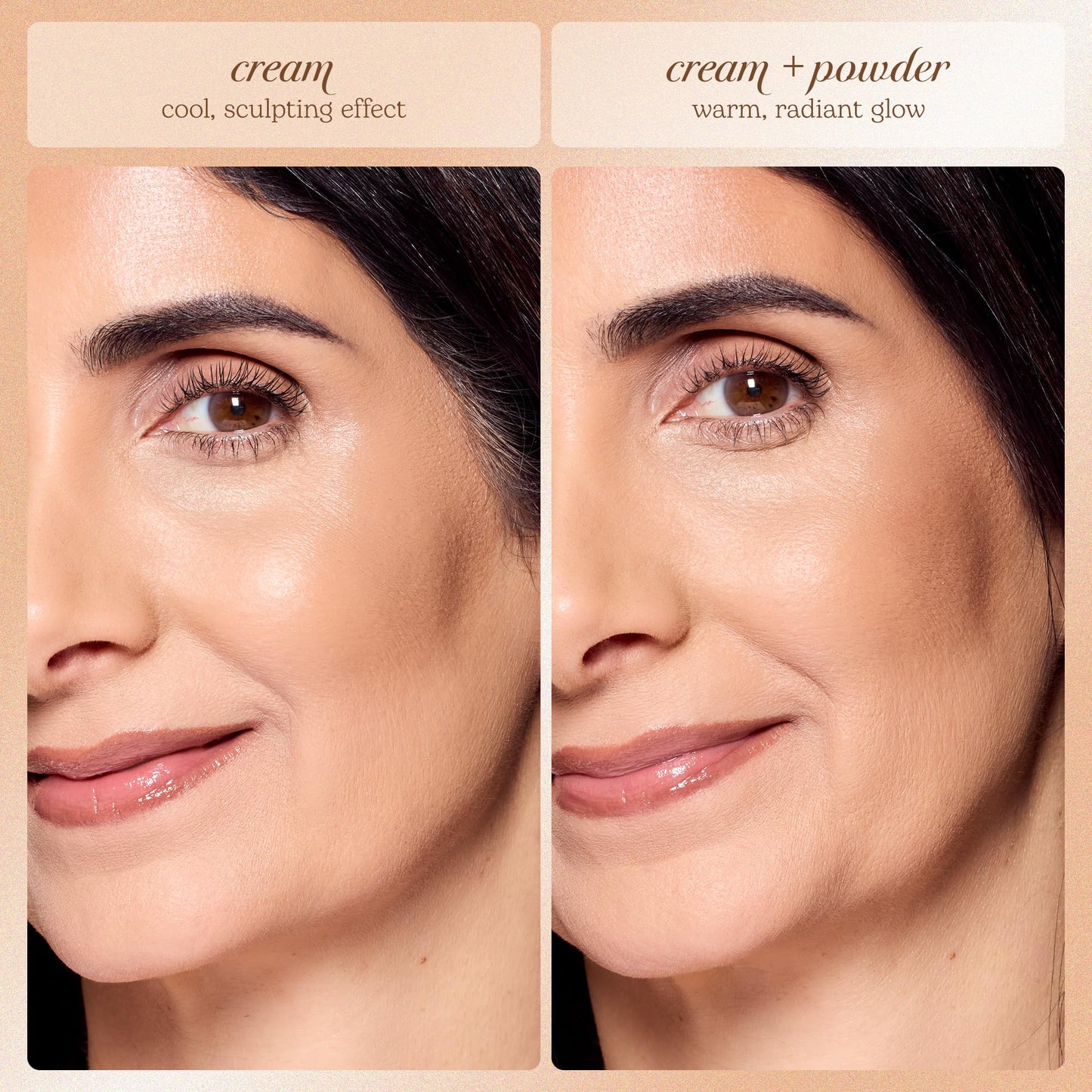 tarte macaron sculpt & bronze duo - 2-in-1 Cream + Baked Powder Bronzer, Contour Powder Face Makeup, Peptides and Hyaluronic Acid Hydrates & Plumps