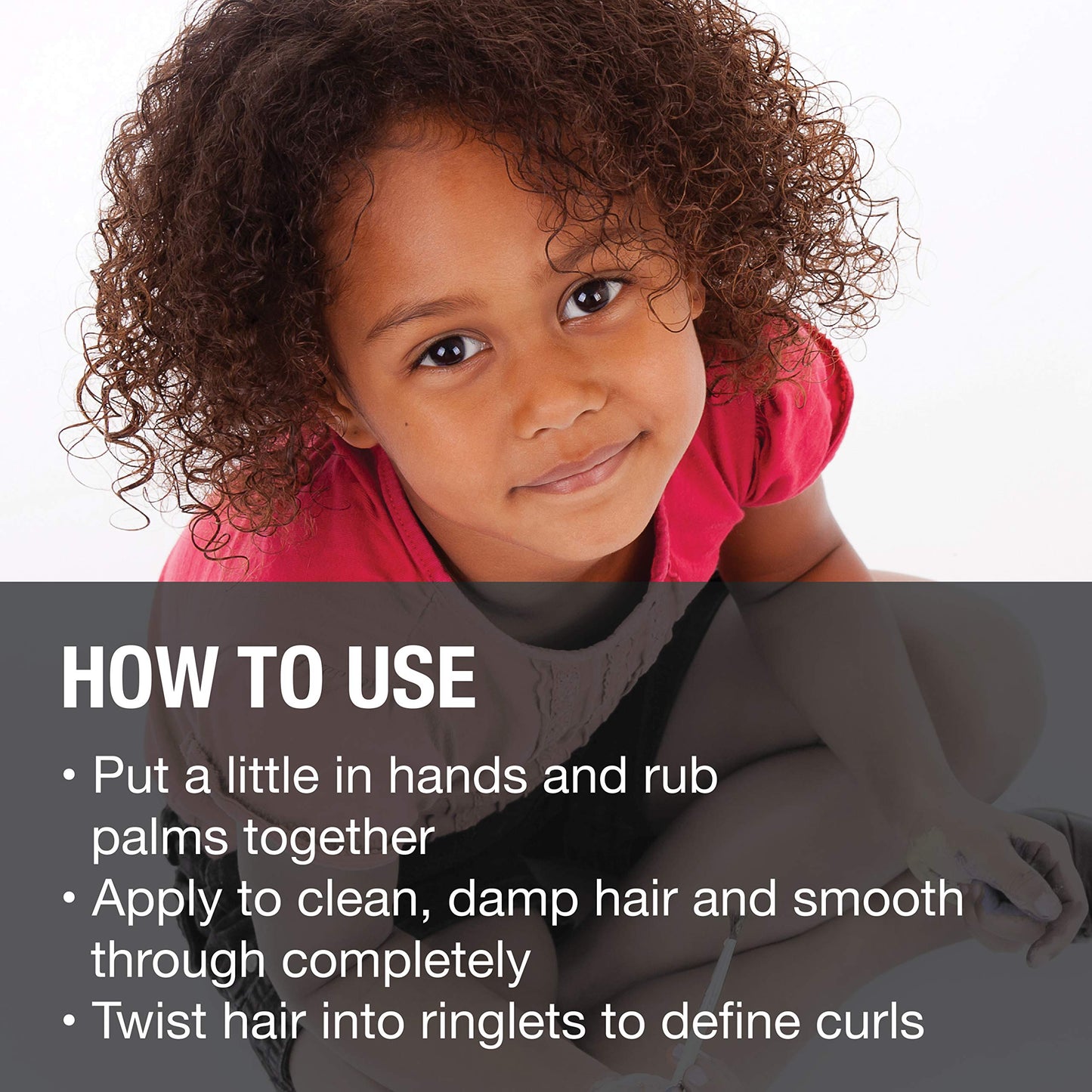 GREAT CLIPS Solutions Kid's Crazy Curls Cream, 8oz | Defines Curls & Smoothes Frizzy Hair | Recommended for Children Ages 4-10