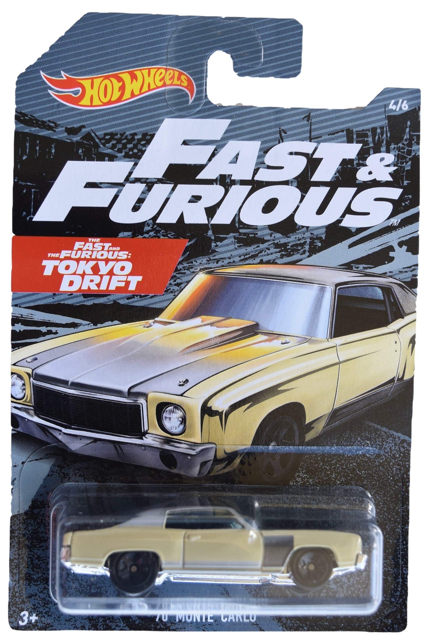 Hot Wheels Fast & Furious '70 Monte Carlo 4/6, tan