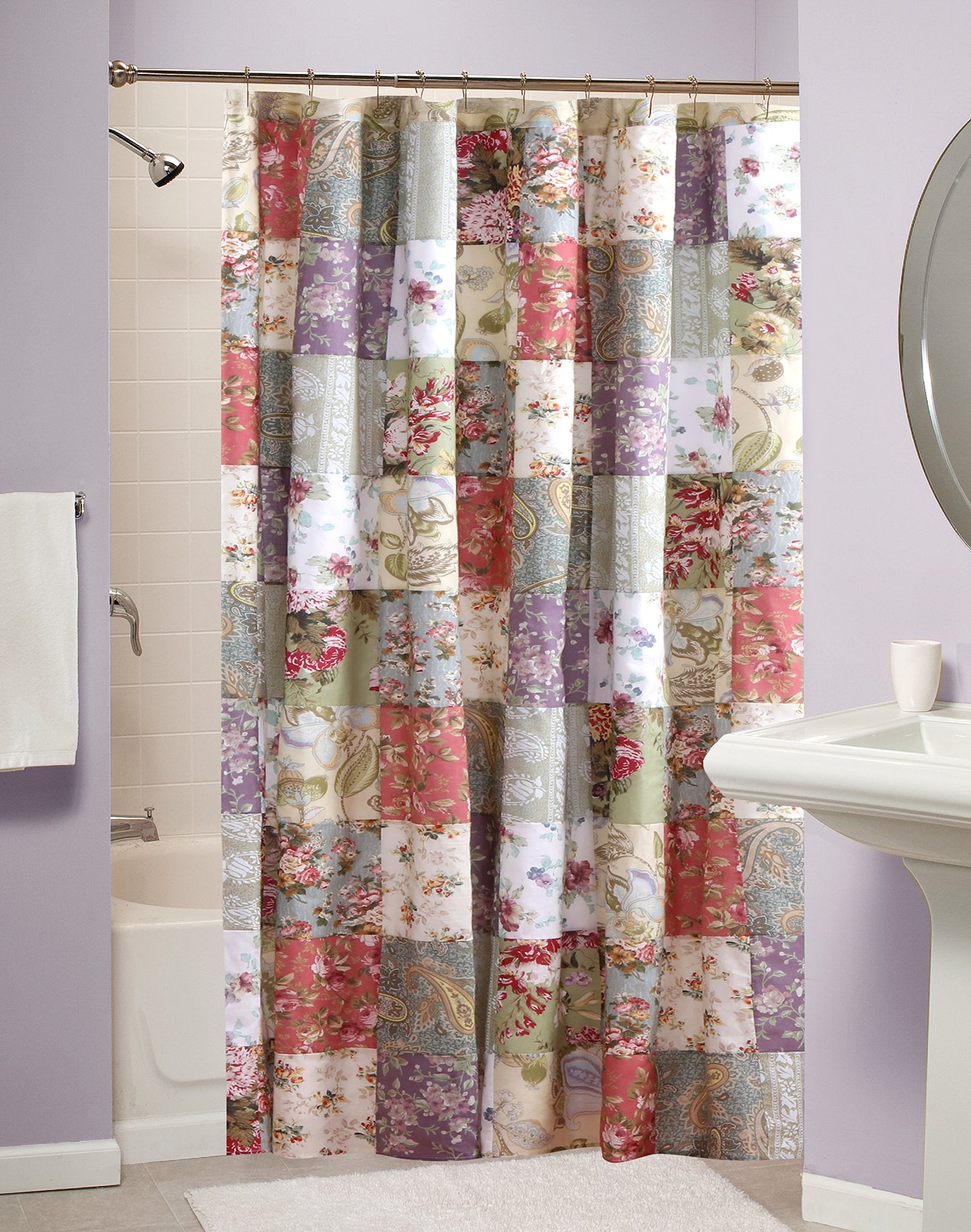 Greenland Home Blooming Prairie Shower Curtain, Multi