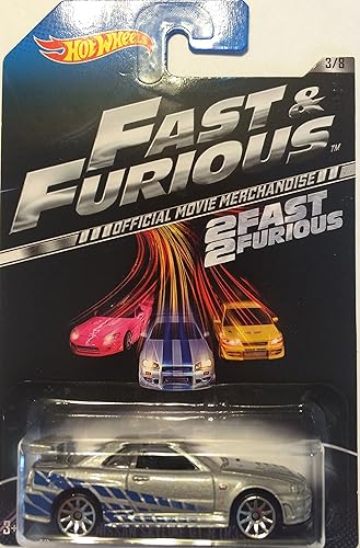 Hot Wheels 2014 Fast & Furious 3/8 - Nissan Skyline GT-R (R34)
