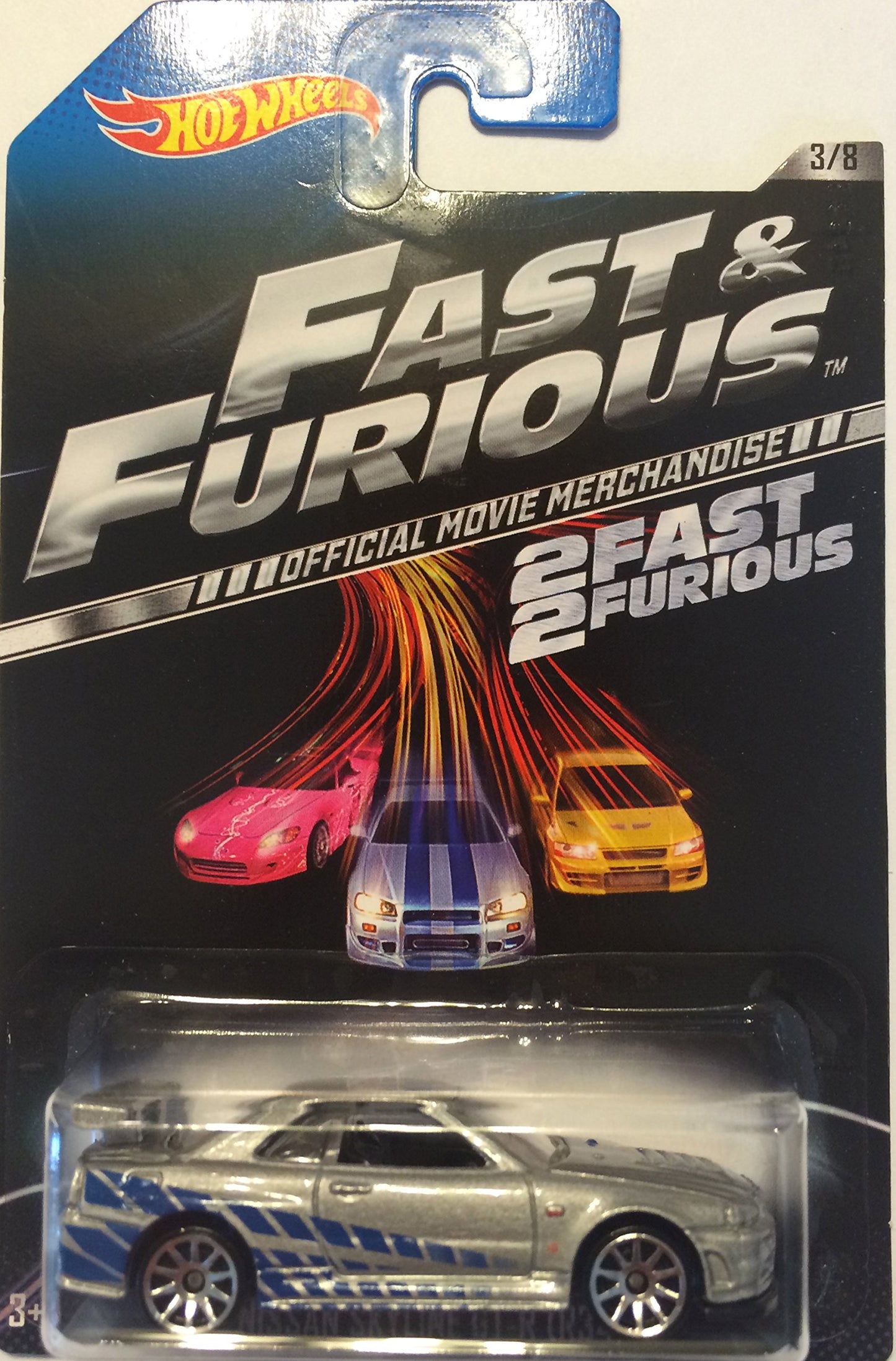 Hot Wheels 2014 Fast & Furious 3/8 - Nissan Skyline GT-R (R34)
