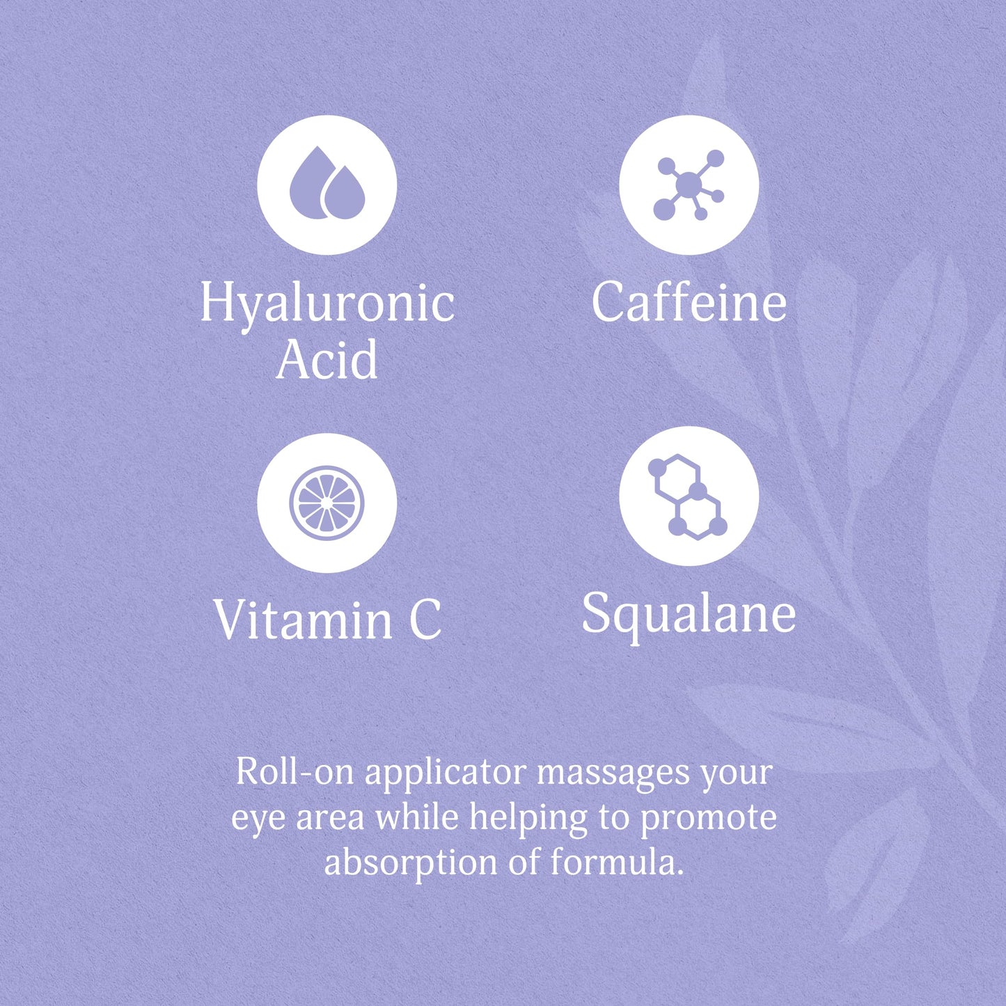 Nature Love All-in-One Eye Serum | Hyaluronic Acid, Vitamin C, Caffeine & Squalane | Brighten, Firm, Depuff, Soothe, Hydrate & Plump | Paraben Free