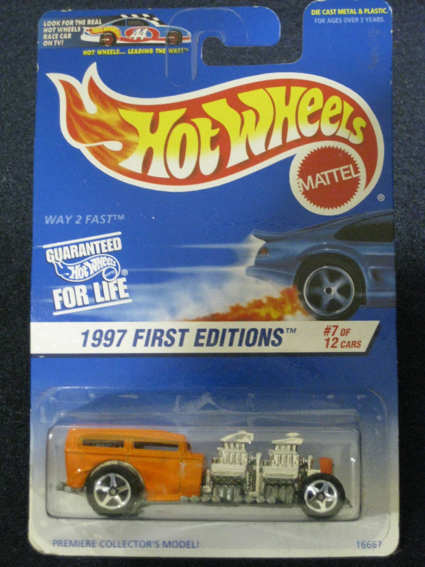 Hot Wheels Way 2 Fast - 1997 1st Editions #7 of 12 Vehicles Collector #514