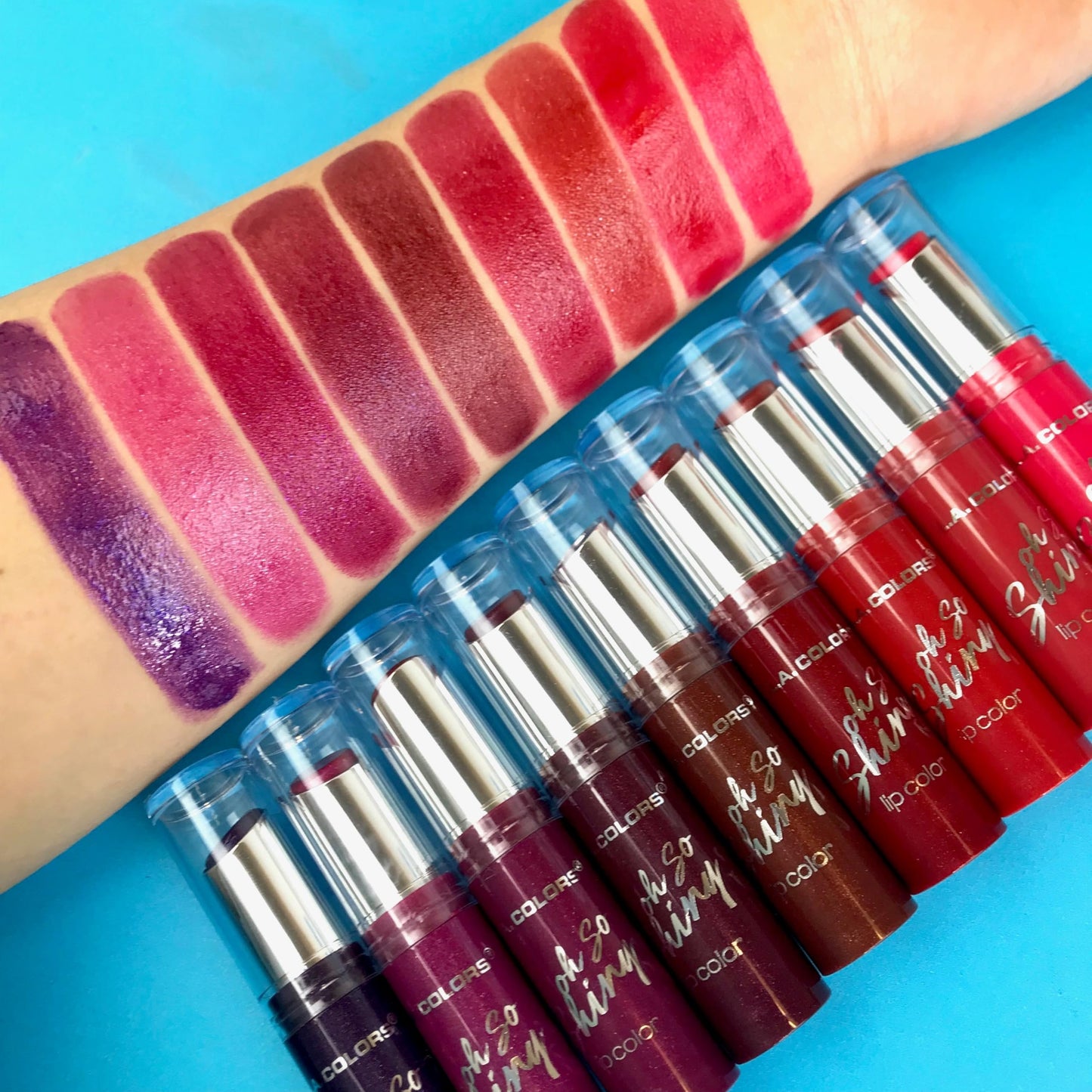 L.A. COLORS L.A. Colors Glitzy Girl Oh So Shiny Lip color, Flash CLS584