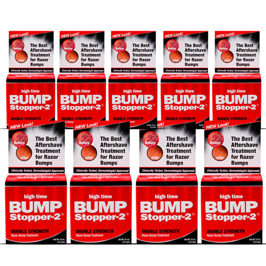 Bump Stopper 2 Double Strength Razor Bump Treatment | Formulated to Relieve Razor Burn | Eliminates Ingrown Hairs | Aftershave for Men - 0.5 OZ (9