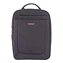 SWISS MOBILITY Cadence 2 Section Business Backpack, Fits Devices Up to 15.6", Polyester, 6 x 6 x 17, Charcoal