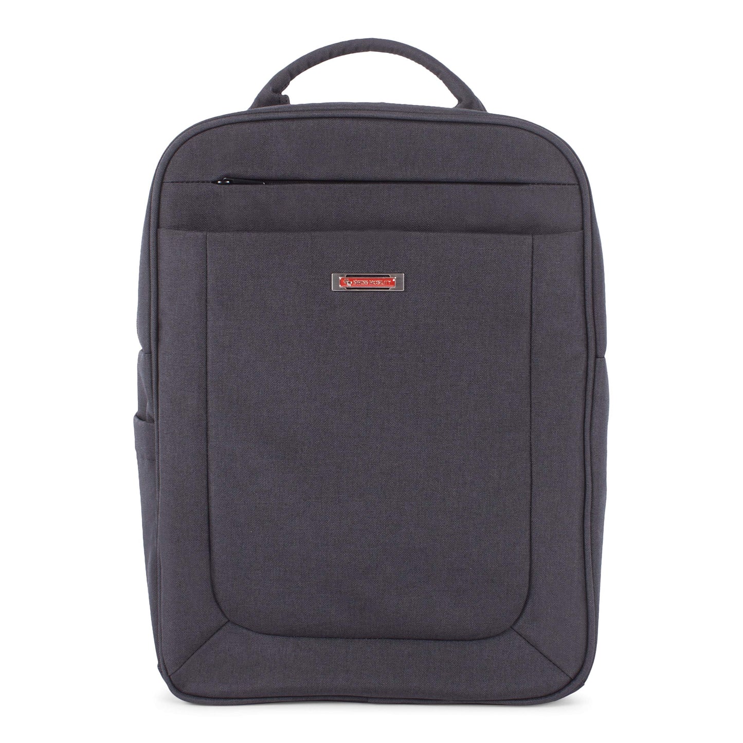 SWISS MOBILITY Cadence 2 Section Business Backpack, Fits Devices Up to 15.6", Polyester, 6 x 6 x 17, Charcoal