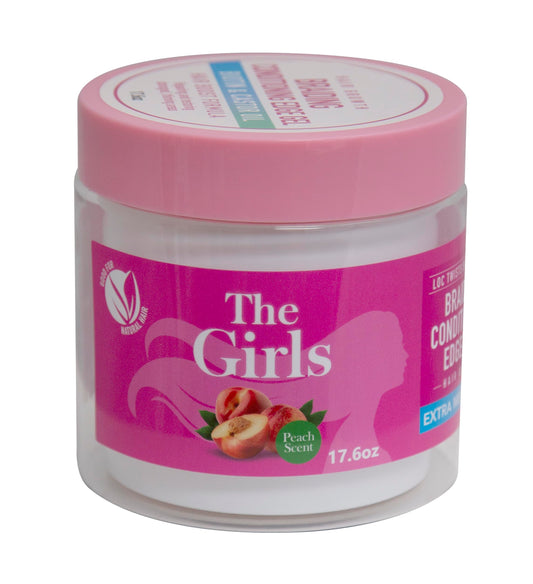 R&B Collection Dr. Girls Braiding conditioning Gel / 24 Hour Hold/Extra Mega Hold/17.6oz (Peach)