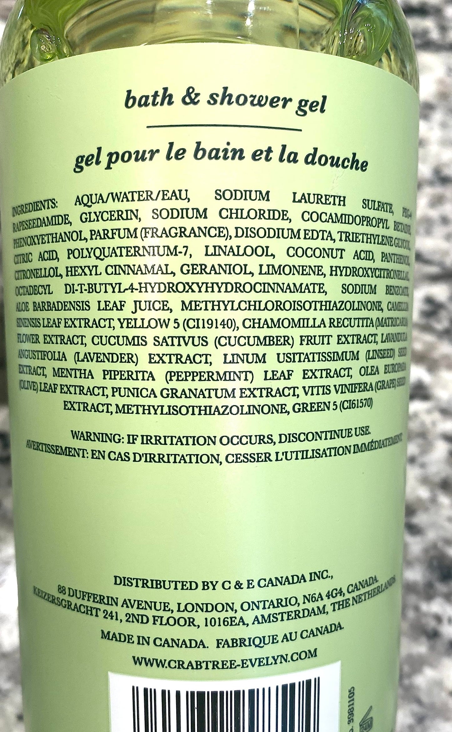 Crabtree & Evelyn LILY Bath & Shower Gel 16.9 oz