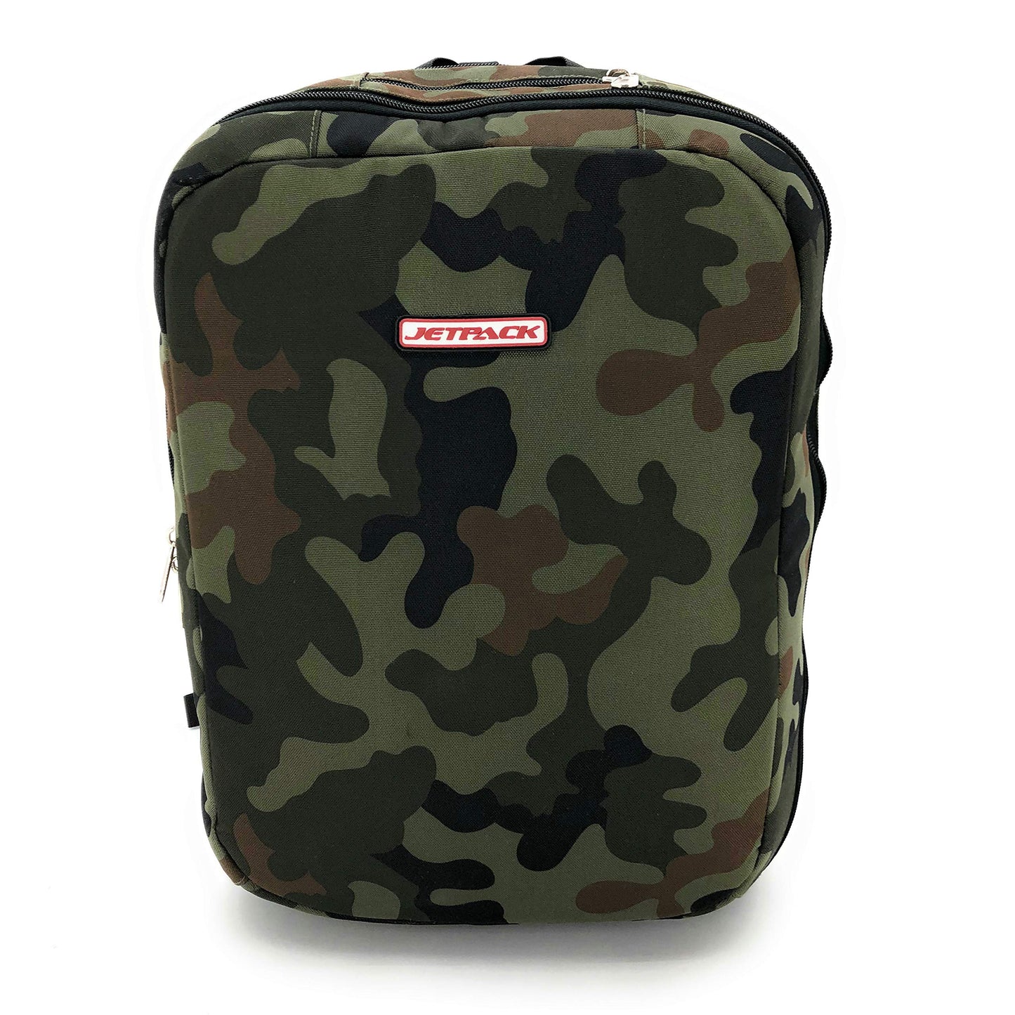 Jetpack Slim Backpack for DVS, Mobile, or Club DJ Gig Set, Bag Carry Laptop, Stand, Tablet, Headphone, Vinyl Records, USB Mobile Devices, Needle Case, Cables, Microphone & More. TSA Compliant (Camo)