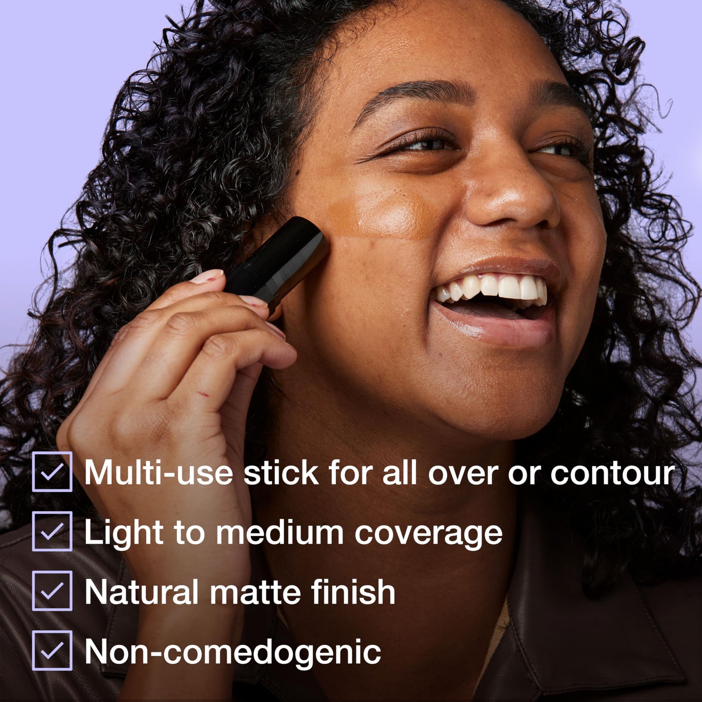 Maybelline Fit Me Shine-Free + Balance Foundation Stick, Multi-Use Face Makeup and Contour Stick For Natural, Matte Coverage, Ivory, 1 Count